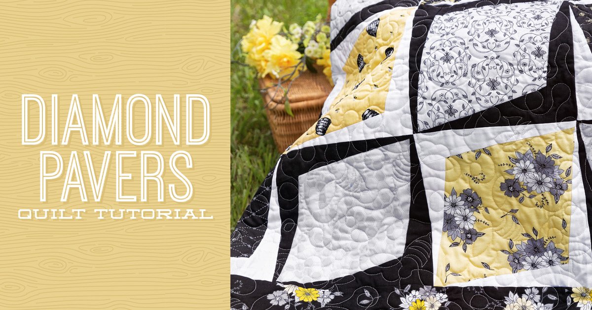MissouriQuiltCo's tweet photo. Check out Jenny's newest tutorial on the Diamond Pavers Quilt! You will love how simple it is to create such gorgeous blocks!

#Quilting #DIY #DiamondPavers #QuiltTutorials #MissouriStarQuiltCo #Fabric #Precuts https://t.co/NtAQJkknQO