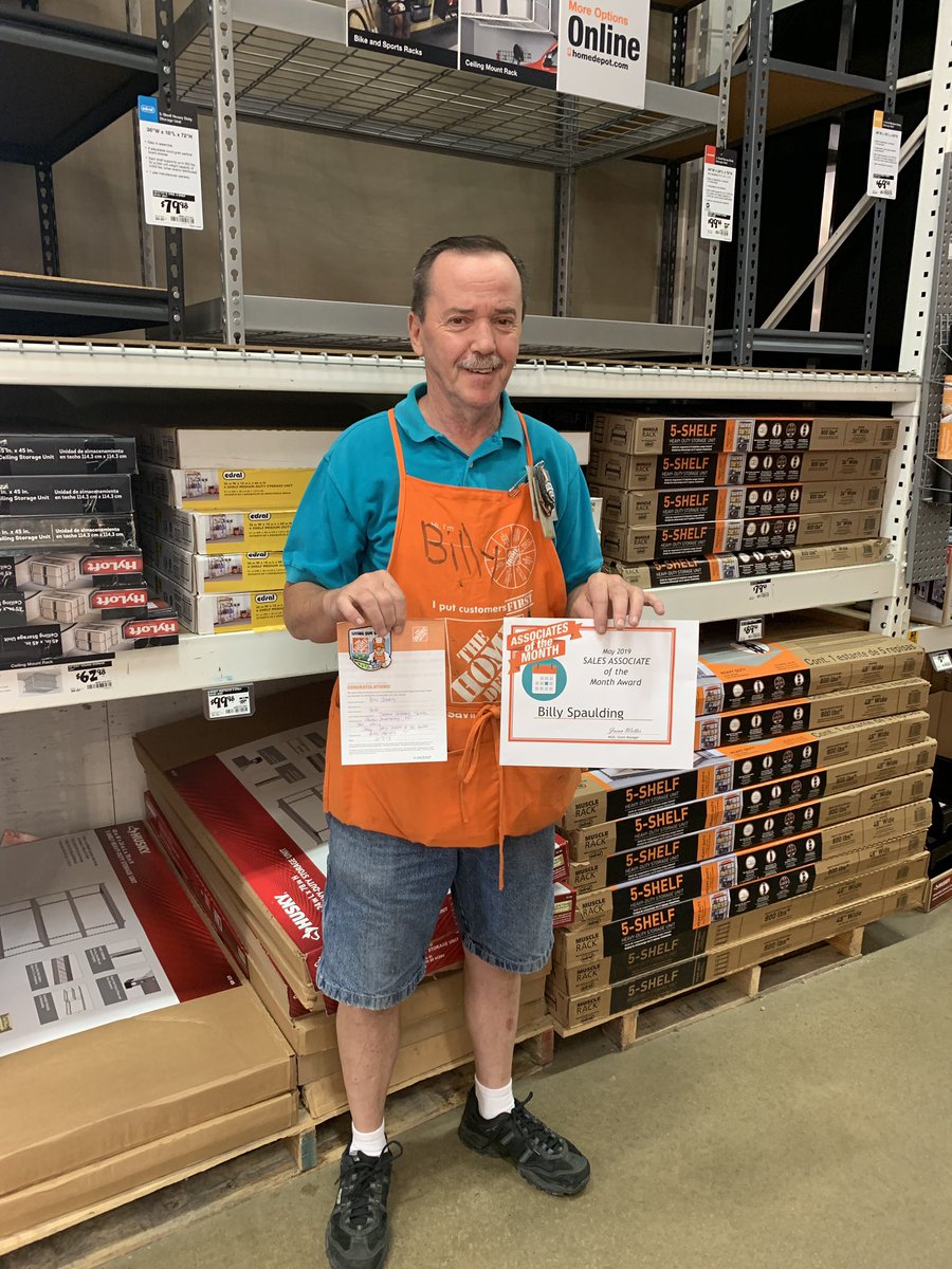 thd4620's tweet photo. Congrats to Billy D28 as Sales Associate of the Month!!! Thank you!!! @BobbittMatthew @kattyniner @JasonWeller4620 @DavesTHDTweets @DanielSavant @beanasmom @Cheryl4620 https://t.co/gqTPPrnmc3