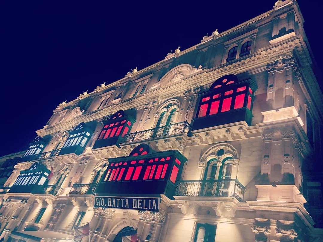 #whiteandred #balconies #malta #valletta #malteseflag #SetteGiugno #publicholiday