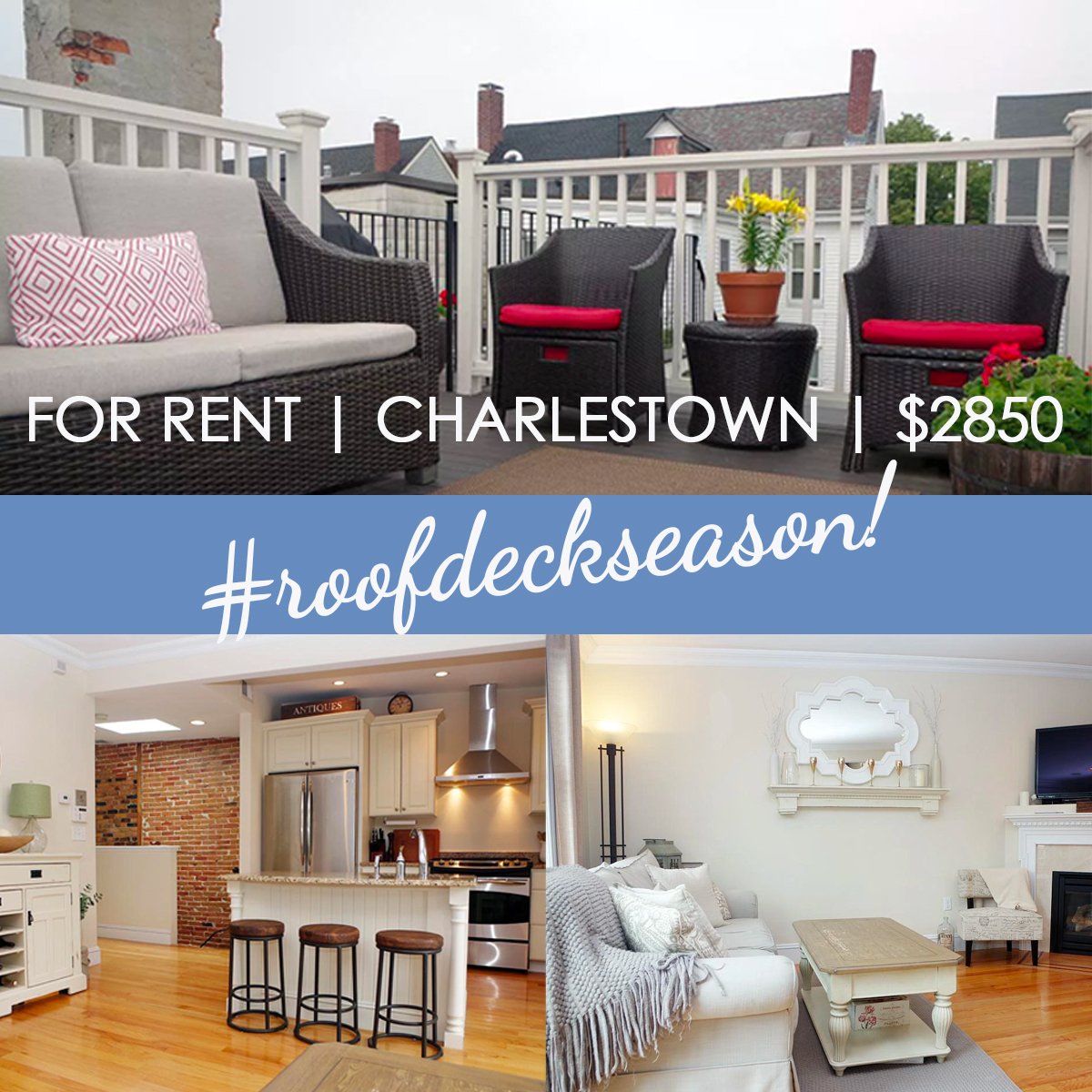PreferredRP's tweet image. Rentals with #roofdecks! 2BD 2BA in the North End $3850 | 1BD 1BA in Charlestown $2850 DM Jennifer for details