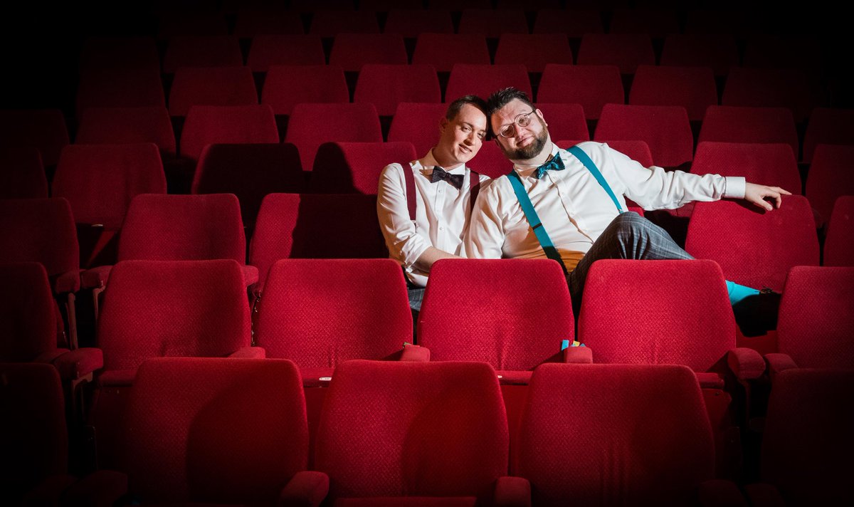 DirectorDan86's tweet photo. There are going to be a lot of these over the next week but I just love this man so much and so thrilled that we got to get married at the beautiful @SwanseaGrand! #DanSquared #GayWedding https://t.co/cY9Nl2oFJB
