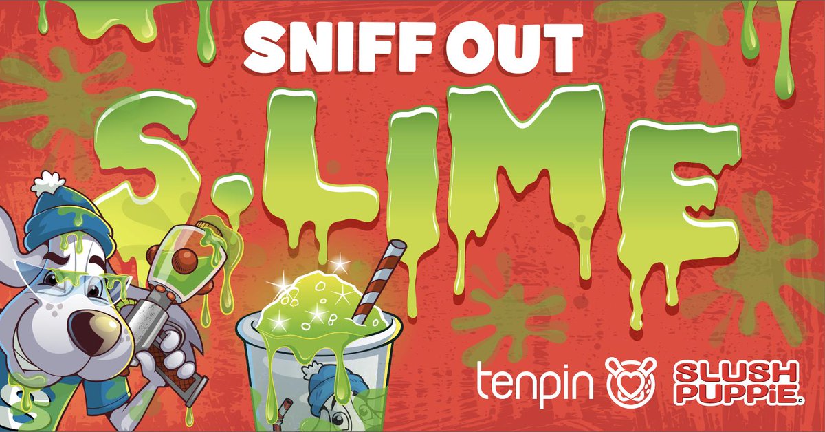 Have you sniffed our Slime yet! 

Going Bowling this weekend? Head to <a href="/Tenpin_Bowling/">Tenpin Bowling</a> Tenpin to get yours!

#sniffout #slushpuppie #original #best #slime