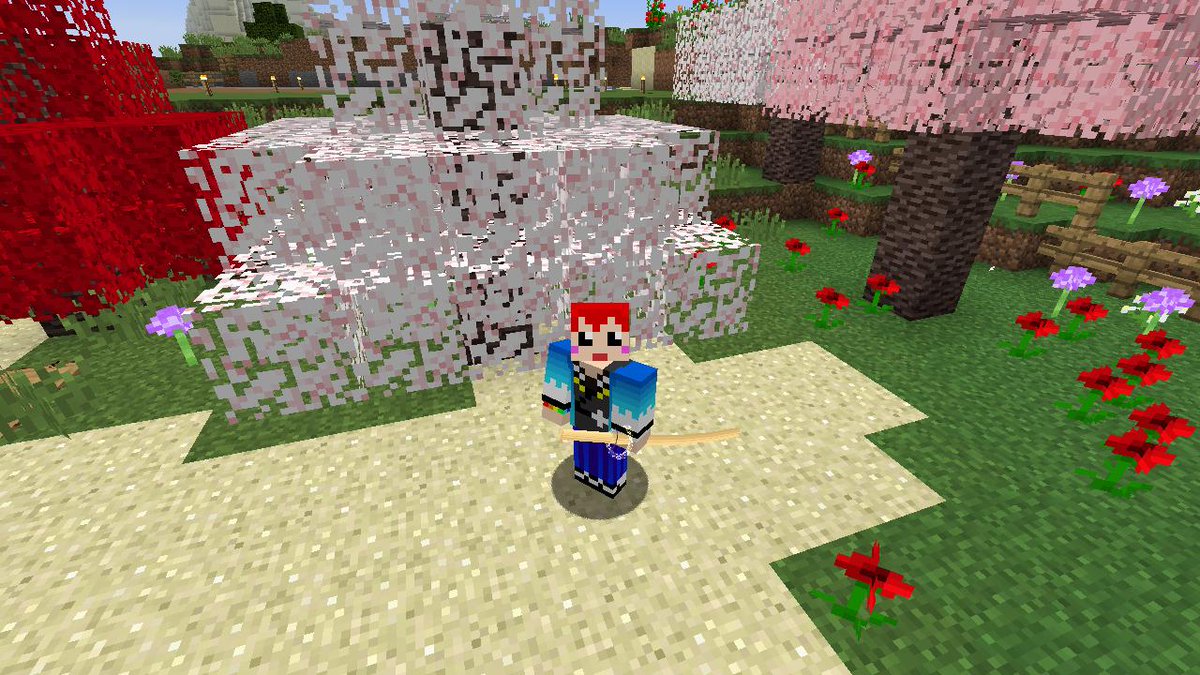 赤髪のとも En Twitter マイクラmod新実況撮ってきました 間に合えば明日投稿できるかな お楽しみに 新選組っぽいスキン作った