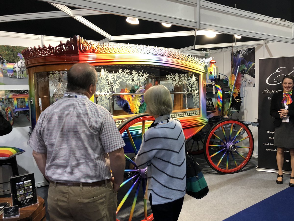 Funeral_Exhibit's tweet photo. What a fantastic first day! Congratulations to our amazing exhibitors who put so much thought into developing products/services to help funeral directors care for #bereaved people &amp; those they’ve lost. Let’s do it all again tomorrow...hopefully with a little more🌞! #NFE2019 https://t.co/8gPeA9TOXa