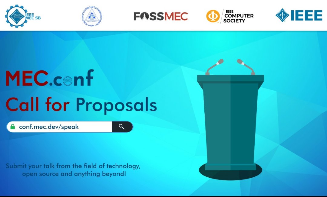 mecdevcom's tweet photo. _If your words need to be heard, a dias ought to be prepared_
MEC.conf, the developer conference is now calling for proposals! We invite you to speak on any software/hardware/open source work you are involved in and passionate about. 
https://t.co/TzYwpN4f9D https://t.co/UgnVbwP8d3