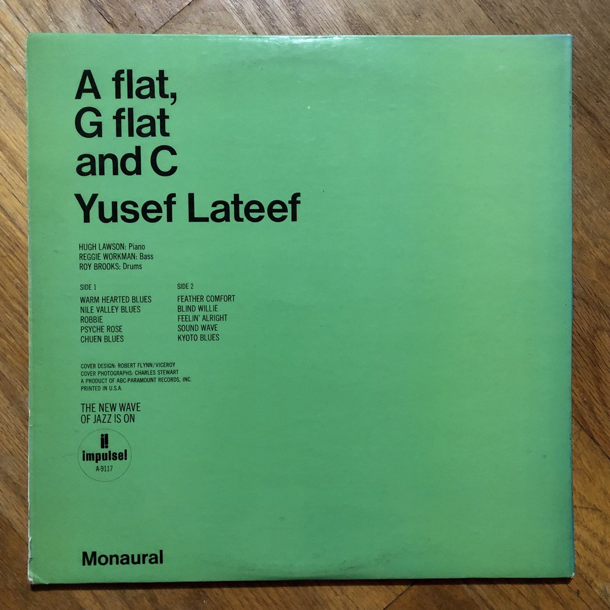 TheLeesOfMemory's tweet photo. #CurrentSpinner #YusefLateef #AFlatGFlatAndC #Monaural Still processing through some of my #MusicCityRecordCollectorsConvention scores, this LP is tremendous but of course I knew it would be! 🧡🖤 @impulselabel #TheNewWaveOfJazzIsOnImpulse https://t.co/IaGXll6xwf