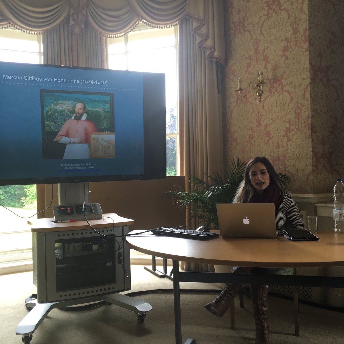 Hannah_Hannes's tweet photo. It was a pleasure to chair a session on Law and Order this pm for #OBERTOPG19. We heard about Monteverdi in Salzburg from @AnnabelleMPage, and Copyright Law in Italy pre-unification from Giovanna Carugno. https://t.co/R2GtcxbBoV