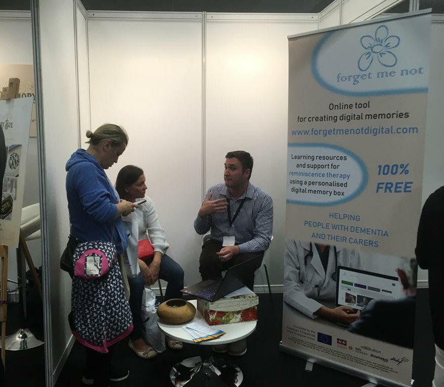 Successful first day at the Alzheimer's Show in London presenting the outcomes of our Forget-me-not project. Very positive feedback from dementia care professionals. Looking forward to more discussions tomorrow. forgetmenotdigital.com #ErasmusPlusUK #AlzheimersShow