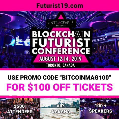 BM_Promoted's tweet photo. We are excited to be participating in the annual Blockchain Futurist Conference this August 12-14 in Toronto, Canada. Last year it held +2300 attendees from around the globe! Use Code BITCOINMAG100 for $100 off your tickets. See you there! https://t.co/K0LQprgvC4 #futurist19 https://t.co/1qCVgRFILn