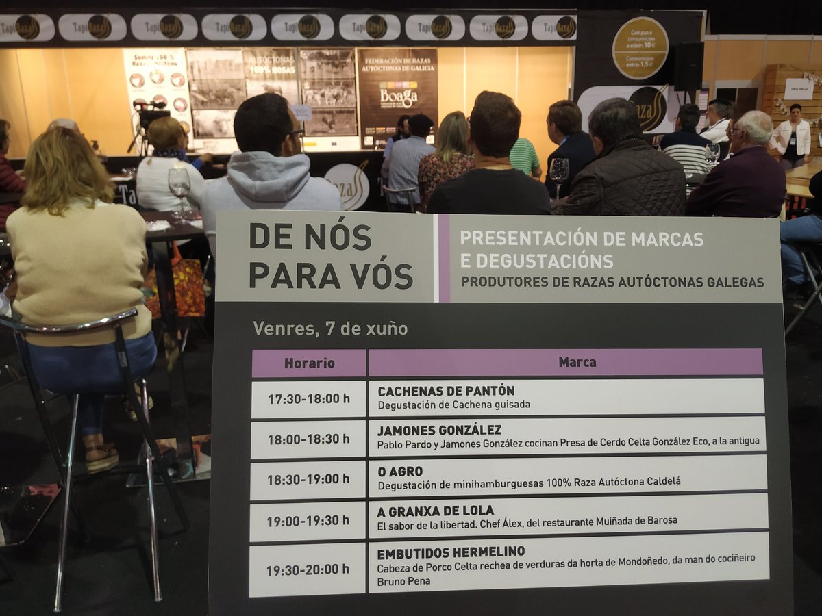 SalimatAbanca's tweet photo. Non vos perdades as degustacións de #Tapirazas en #salimat19 😉

No os perdáis las degustaciones de Tapirrazas 😉 #semanaverde19 https://t.co/FWIbKBd9zm