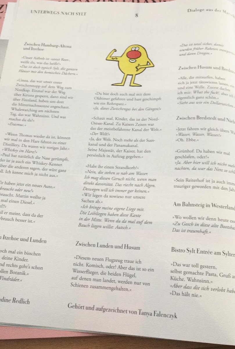 Ich dürfte fürs neue <a href="/ZEITmagazin/">ZEITmagazin</a> Sylt meinem guilty pleasure nachgehen: Leute in der Bahn belauschen.