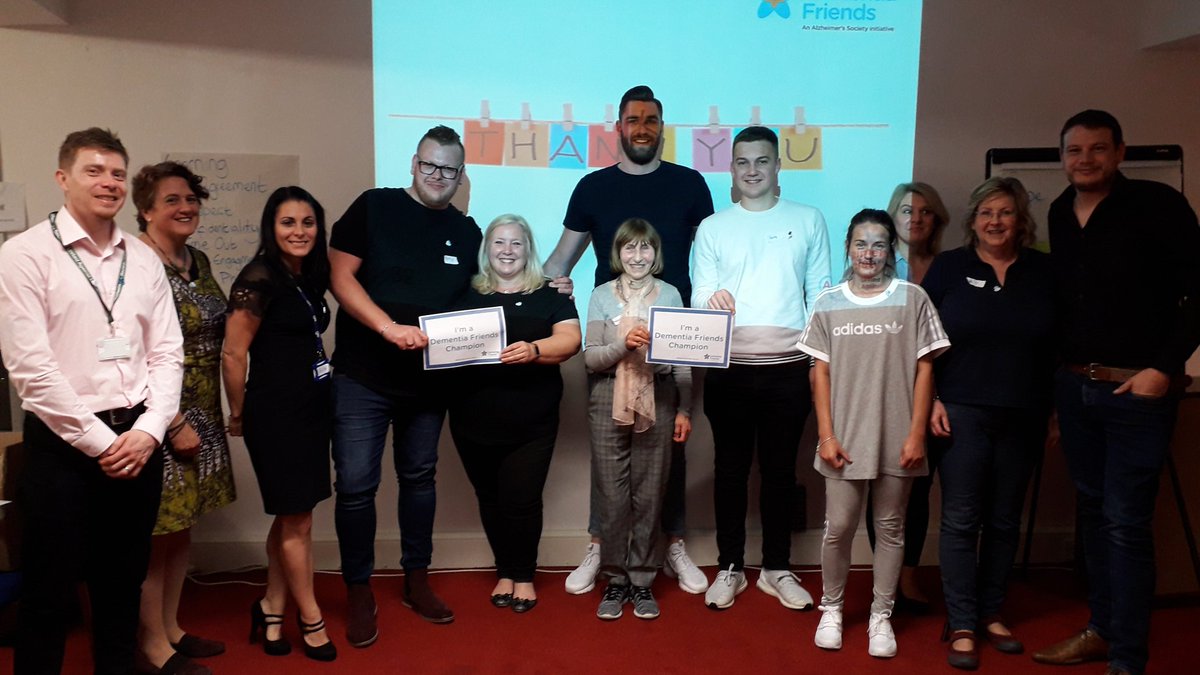 DFONorthEast's tweet photo. A HUGE welcome to a new group of Dementia Friends Champions, all ready to go and deliver Dementia Friends sessions across the North East! @DementiaFriends @AlzSocNEEngland #VolunteerWeek2019 https://t.co/w9CzOI7Eiv