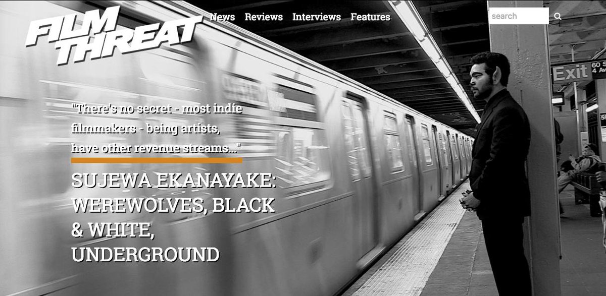 FilmThreat's tweet photo. "“…filmmakers can work mostly outside of gatekeepers – so being turned down by places is not a major problem for indie filmmakers – do your own screenings and marketing, sales.” Chris Gore chats with indie filmmaker Sujewa Ekanayake. https://t.co/4EZKIAmdOa https://t.co/v7x6vrFcuf