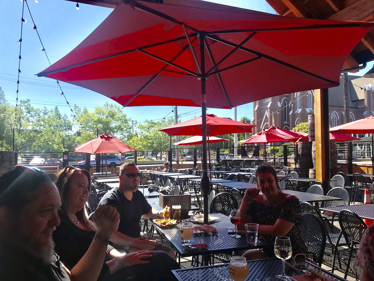 RustyGrapeCider's tweet photo. Little sun ☀️ time on Heathens Patio https://t.co/TqCfZUg7IF