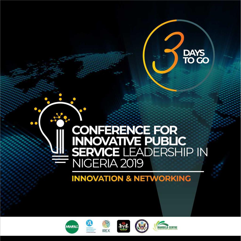 CIPLIN_2019's tweet photo. Massive Countdown to the biggest Public Service Conference in Nigeria

Theme: Conference For Innovative Public Service Leadership In Nigeria

#innovation #publicservice #CIPL #Nigeria  #MWF https://t.co/9WDBe0hE3t