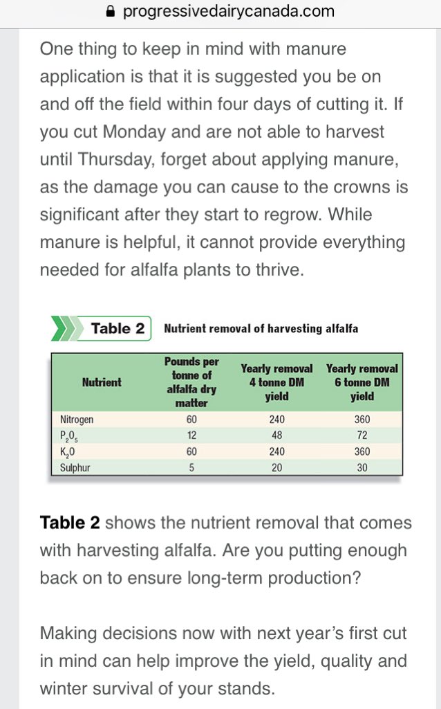 myrandamorrison's tweet photo. Short on forage ac from winter kill? Nice weather finally arrives &amp; you’re torn between #plant19 &amp; 1st ct? Maybe early bloom rather than bud is for you this yr. Older article but applicable for the spring we’re having!  https://t.co/MtXXoz9sCH #purinaproactiv https://t.co/c3Ahv905XK