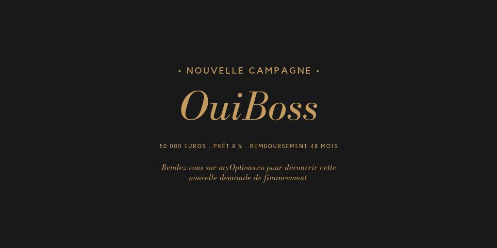 myOptions_co's tweet image. Nouvelle campagne | OuiBoss l&apos;annuaire 2.0, désormais il est facile de consulter, comparer et choisir le bon professionnel ! 

Découvrez pourquoi vous aussi, vous serez séduits : bit.ly/OuiBoss

#PretParticipatif, #FinancementParticipatif, #Crowdlending