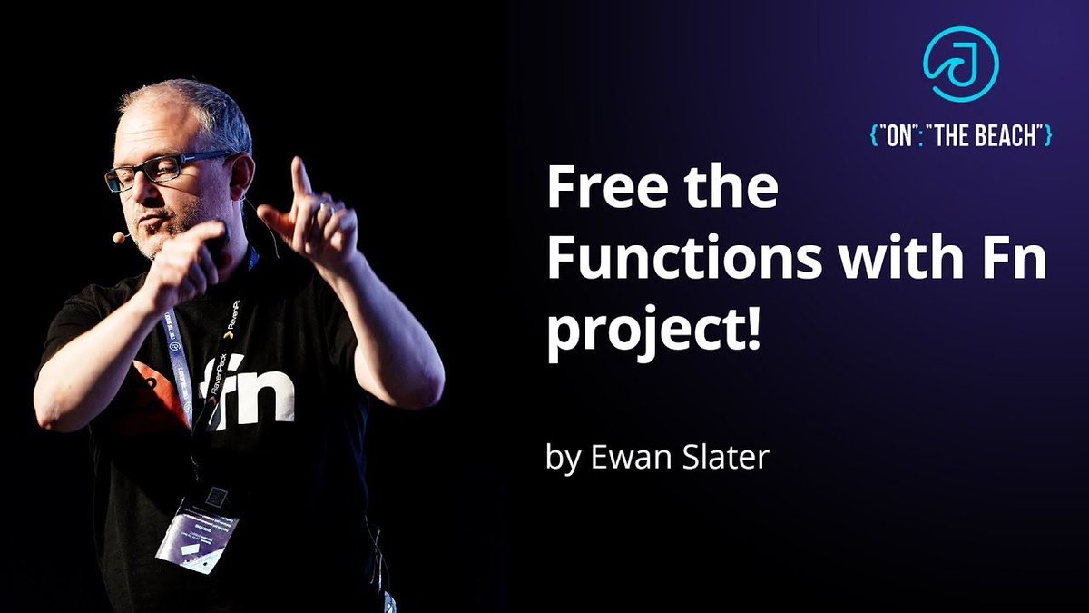 Watch this video from @ewanslater 's talk at #jotb19 "Free the functions with <a href="/fnproject/">Fn</a> " #Serverless #ruby buff.ly/2I0X9UX