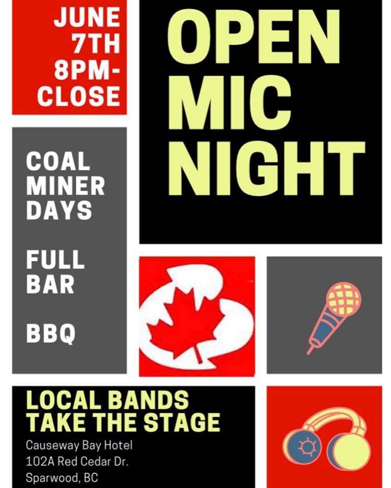 #CMD2019 ramps up today! Slo-pitch &amp; beer gardens at the Rec Centre at 5:30, Texas Hold'em tourney in the Legion at 7, Open Mic night in the Causweay at 8pm, and at the Rec Centre the Family Dance at 7pm and fireworks at 11ish! Full details online at ow.ly/SKO250us0C0
