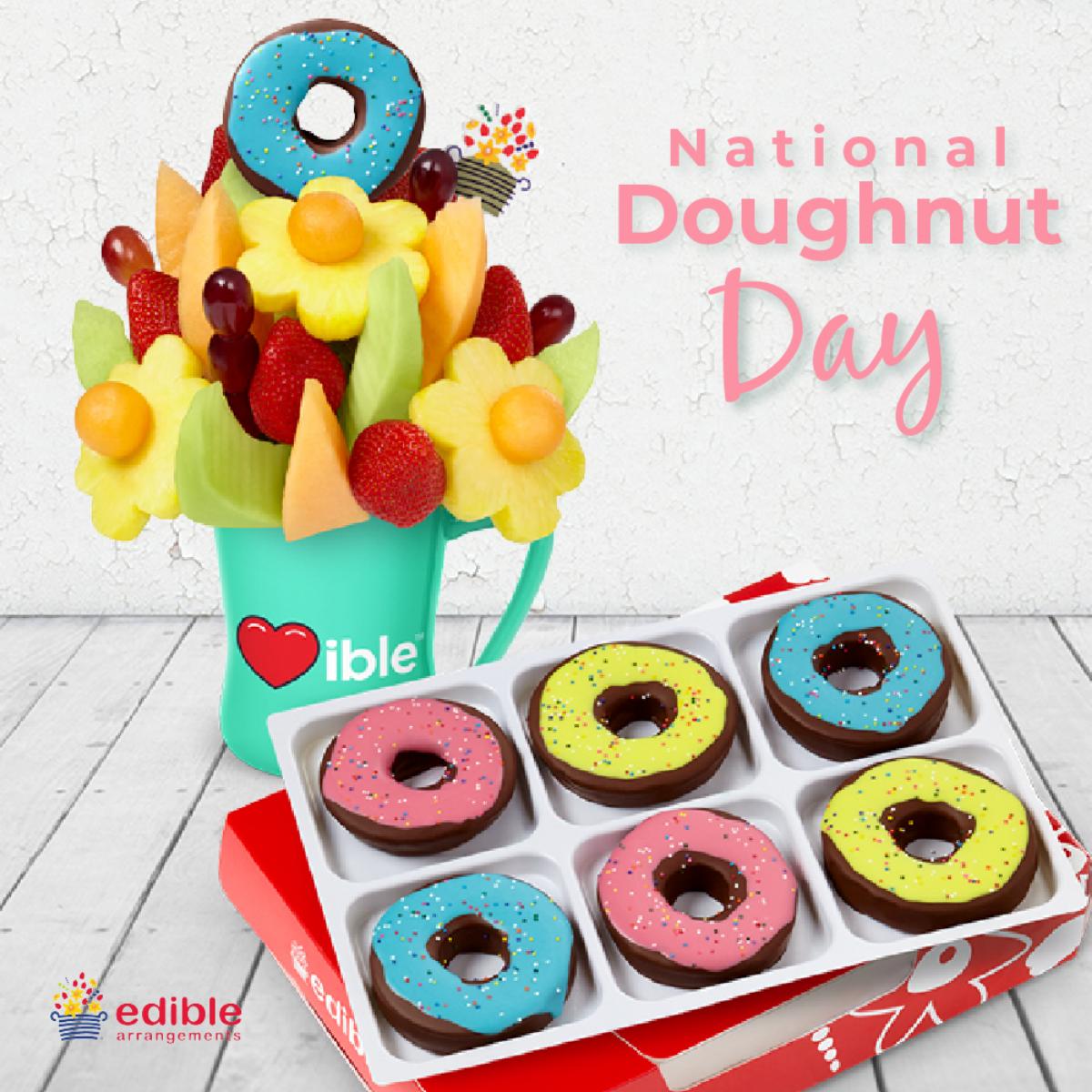 EATheHeights's tweet photo. #NationalDoughnutDay is only complete with some of our edible doughnuts! Stop by and pick some up today. 🍩 https://t.co/slCZGDqtpP