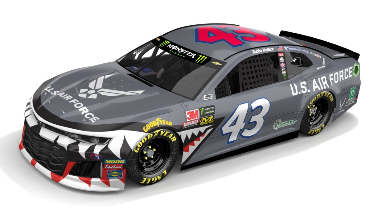 Bubba Wallace U.S. Air Force for the Coke Zero 400 r/NASCAR