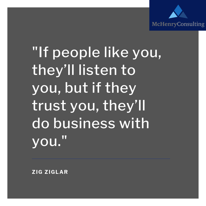 Building relationships & strong partnerships is all about trust. Our clients and strategic partners look to us as their #trustedadvisor. #FridayInspiration #HappyFriday #PEOadvisors #PEOveterans #PEOrecruiting #PEOsales #McHenryPEO