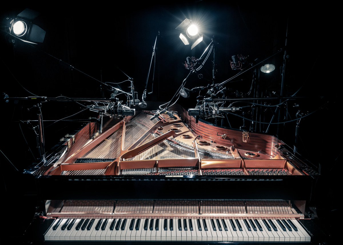 NOIRE recreates #composer #NilsFrahm's Yamaha CFX Grand Stage #piano, a  9-foot concert grand customized especially for the neo-classical pianist.  Learn from the makers of this special KONTAKT #instrument in our blog  feature:, image size:1200x857