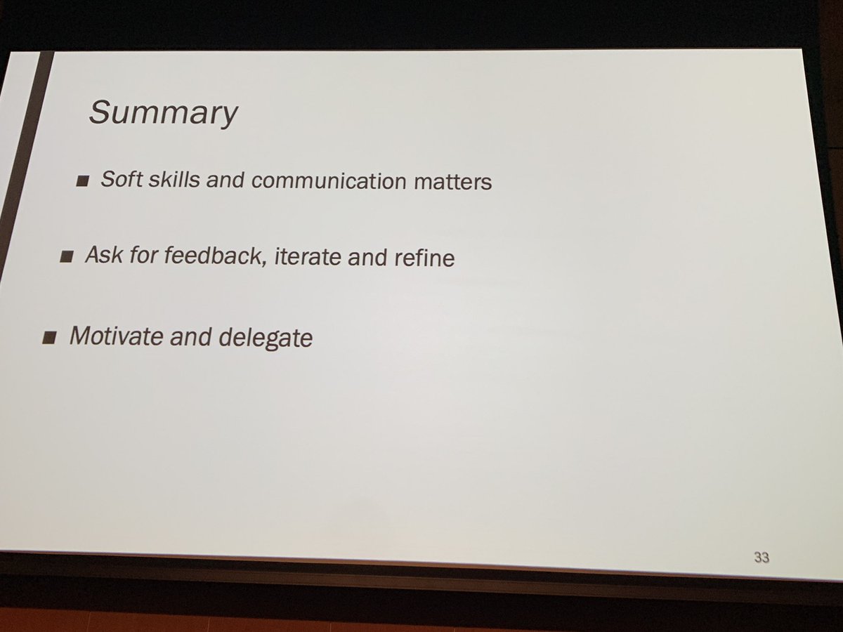 Excellent talk today on Becoming a Tech Lead by my <a href="/WayfairTech/">Wayfair Technology</a> colleague <a href="/JayeshKawli/">jayesh kawli</a> at #dpc19!
