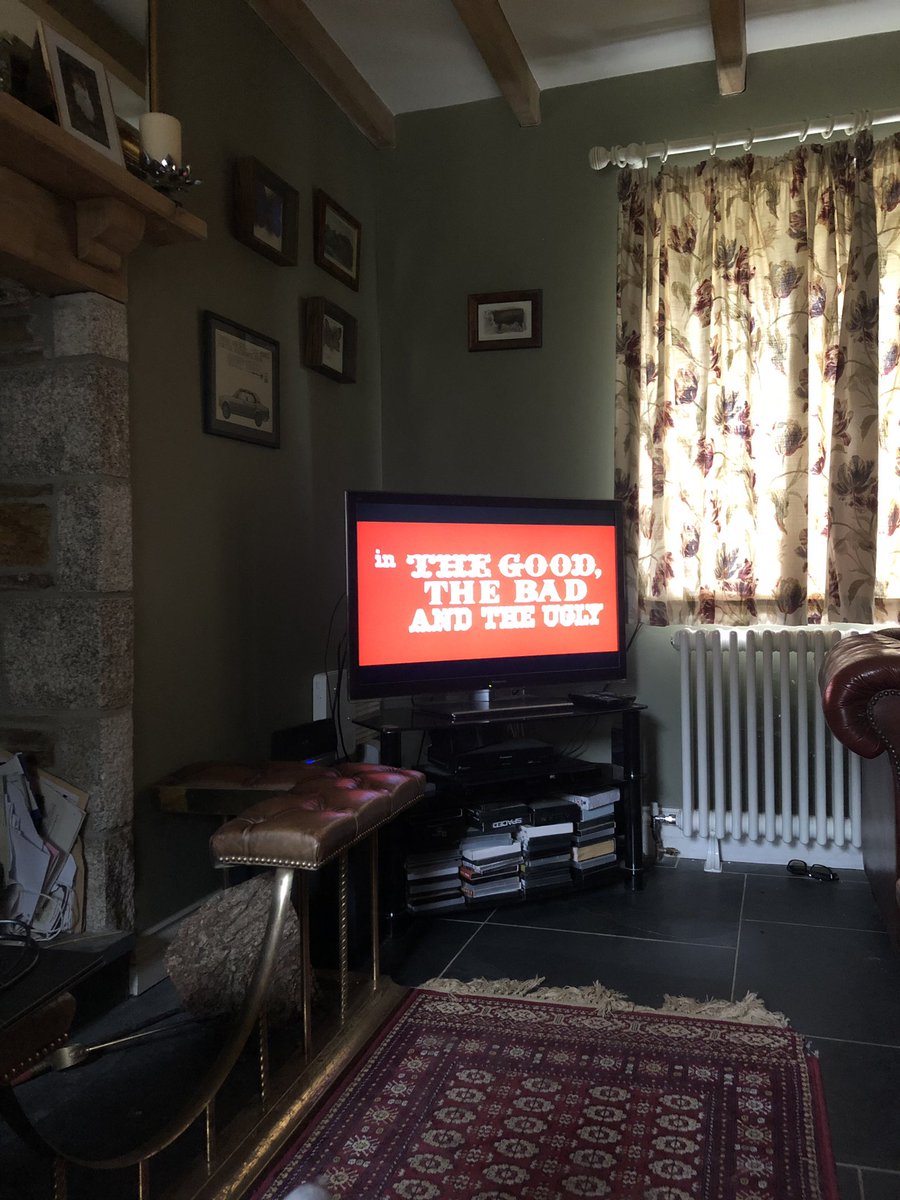When it’s your husbands turn to choose the film! #ClintEastwood 
The Good The Bad and the Ugly 🤠
