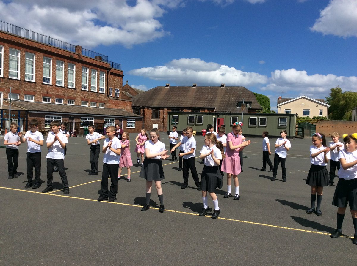 StCuthbertsPESS's tweet image. Year 5 have had such a healthy week! We have line danced in maths using Translation vocab, danced to start the day, prepared a nutritious and delicious salad, exercised in short bursts in the class room and relaxed with peaceful poses! Well done Y5, you are all superstars!