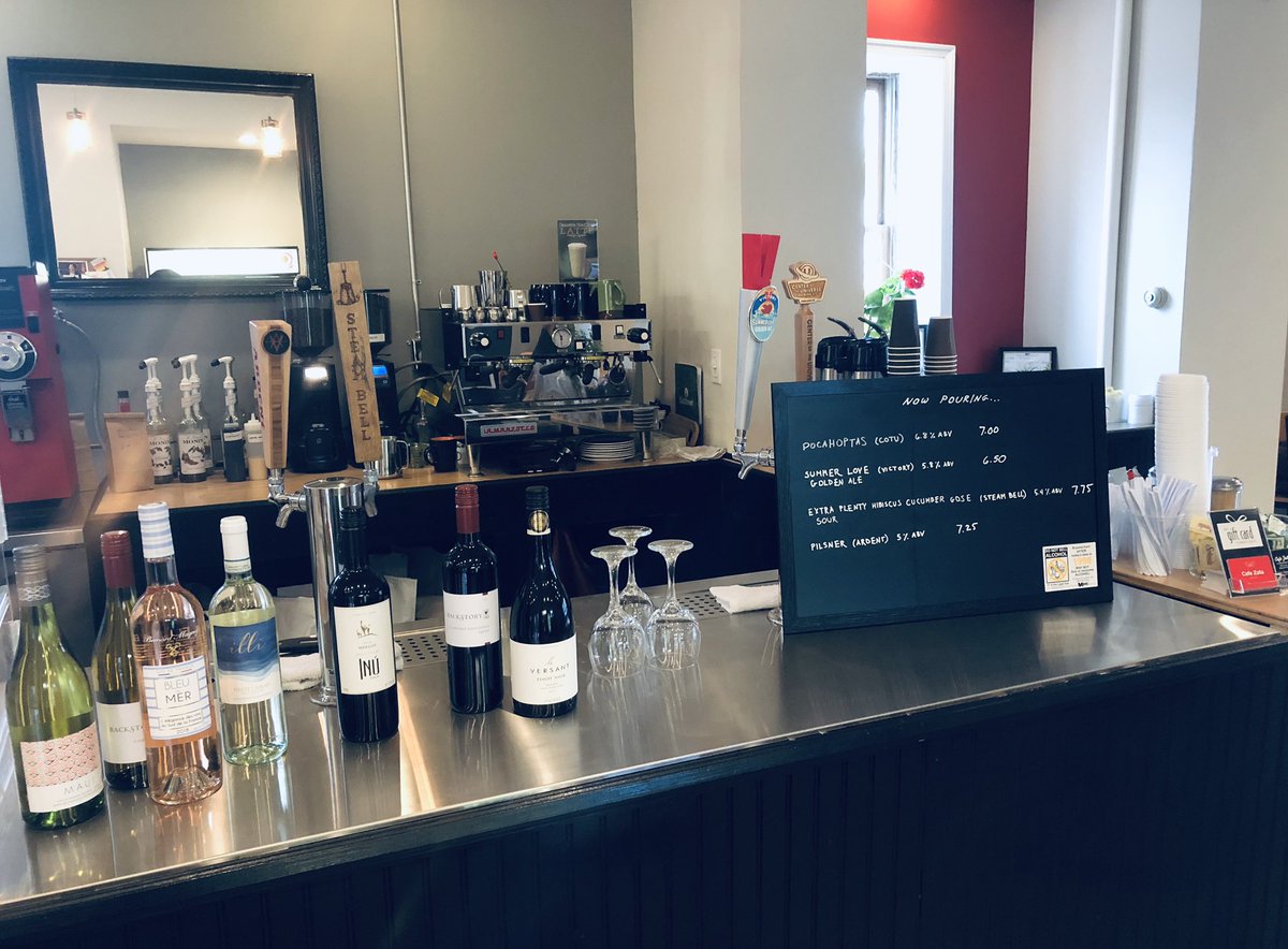 If you haven’t been to Cafe Zata recently, you may want to check out their new ‘cafe bar.’ Now pouring local brews and tasty wines. <a href="/taZaCnC/">Cafe Zata</a> 

Support local business! #Manchester #RVA