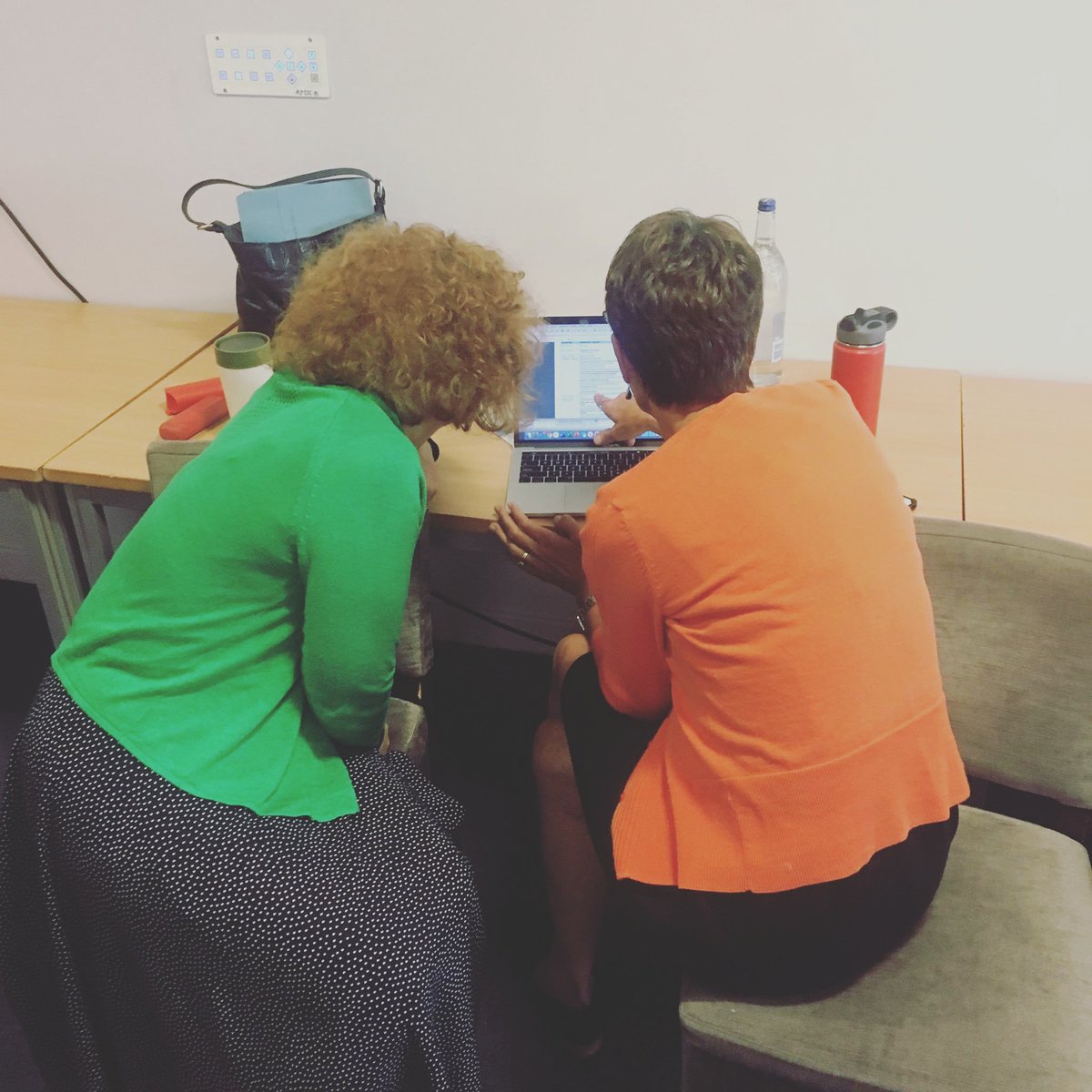 SafeandTogether's tweet photo. Good, life changing work is never done. Heidi working with Annette Keogh-Walker from the Scottish Ministry of Defence #SaToMoEU https://t.co/jIGLYY8iIu