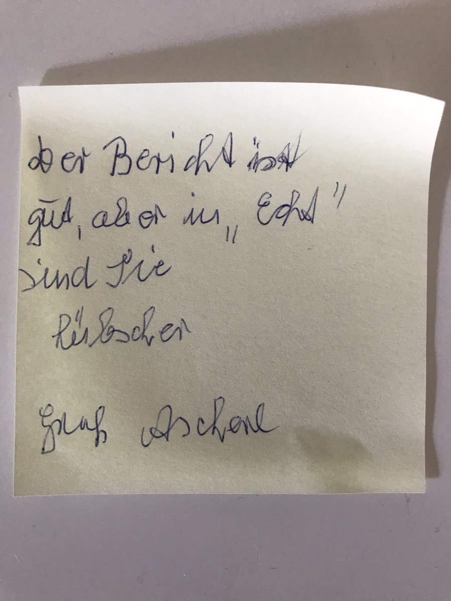 Das schönste Feedback auf meine Artikel bekomm ich definitiv von meiner 94-jährigen Nachbarin.