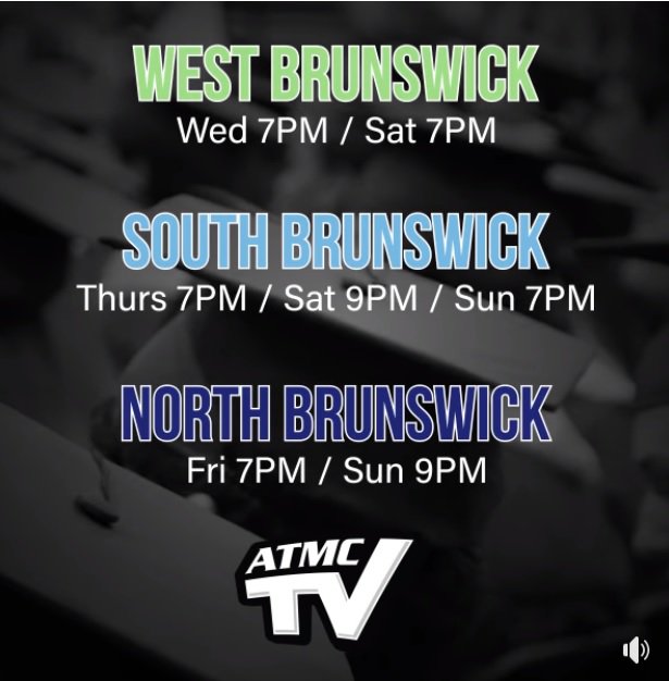 From ATMC TV: 'We're celebrating our local high school graduates this month! Watch the Class of 2019 graduation ceremonies from West, South, and North Brunswick High Schools ONLY on ATMC TV Channel 3 & HD Channel 910!' Thank you for helping us relive the moments, @ATMCconnect TV!