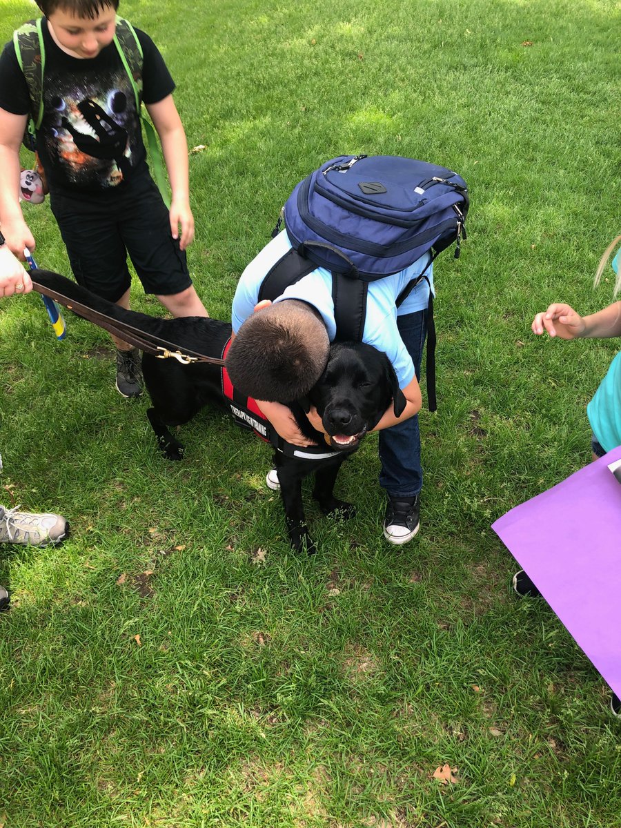 Our students saying goodbye to Boz for the summer. Boz is looking forward to summer break but will miss the kids.
#IFACadetpride