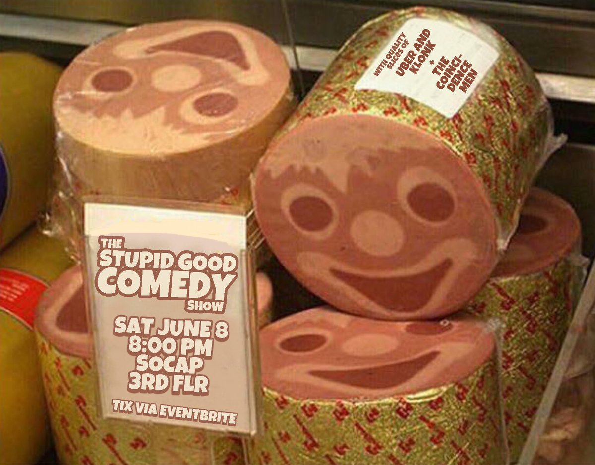 CoincidenceMen's tweet photo. Tomorrow we get stupid good again — come see!
THE STUPID GOOD COMEDY SHOW
SAT JUNE 8, 8 PM
SOCAP 3RD FLR
w/ UBER & KLONK and THE COINCIDENCE MEN
Adv tix: https://t.co/KptoPLgZQY
#improv #sketch #comedy #toronto #thedanforth #thesocap #uberandklonk #thecoincidencemen #stupidgood https://t.co/VzcSLy7M3O