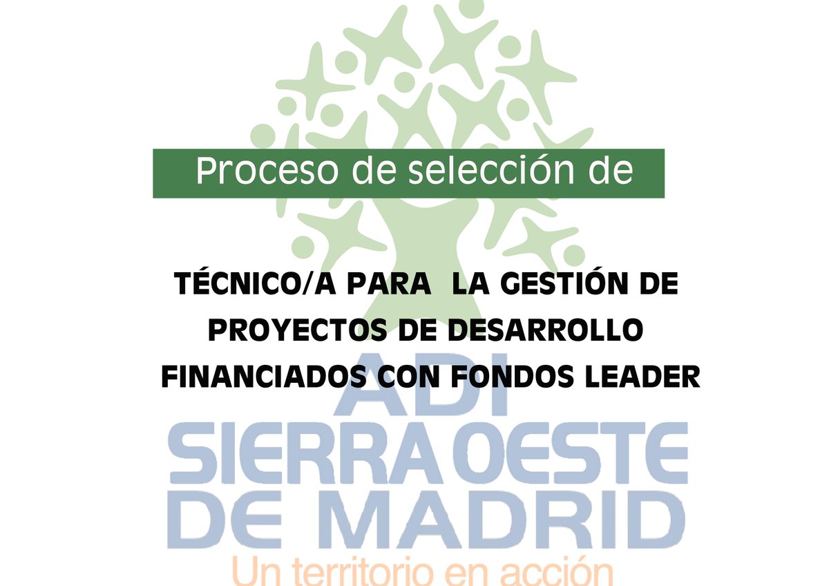 EMPLEO > El Consorcio Sierra Oeste va a contratar a un técnico/a para gestionar proyectos de desarrollo rural. 

Toda la info aquí:  ow.ly/oZak50uyTu6