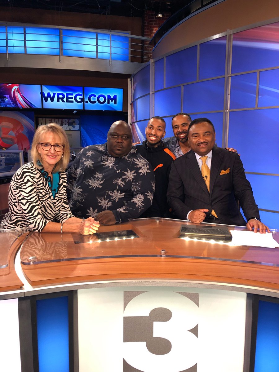 NewsieJJ's tweet photo. Wow! What a morning for #liveat9 on @3onyourside @BooMitchell901 #UriahMitchell @FAIZONLOVE and jambalaya from @secondlinemem https://t.co/mPPJDXc5ED