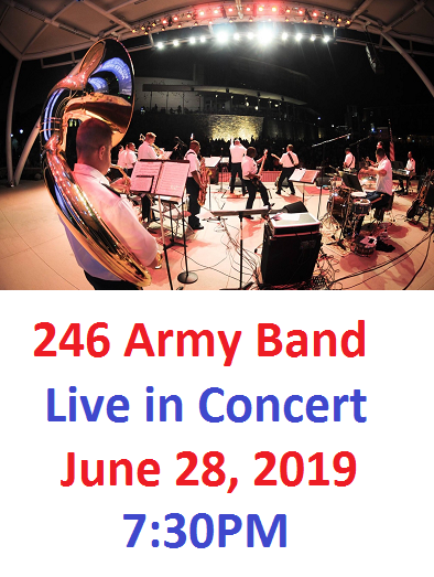 IHeartLexington's tweet photo. Reminder: The @246armyband performs tomorrow at Icehouse Theatre in Lexington. The concert is free, and fireworks will follow.   https://t.co/N42w6Ps5g3  cc: @ABetterColumbia @LexingtonCounty https://t.co/QA3vCHUiwn