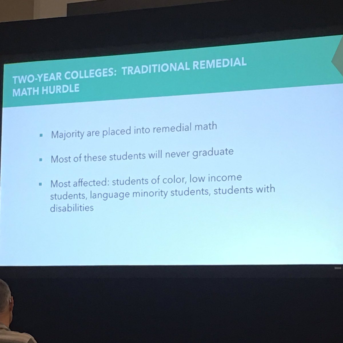 Curley1's tweet photo. “Maybe we’ve lost sight of the purpose of education.” —@PamelaBurdman @ALPDevEd #CADECCBC2019 https://t.co/MwfxAhXo9c