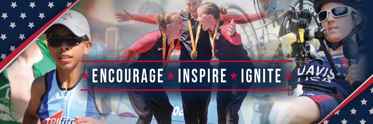 USATFoundation's tweet photo. These three pillars guide us at the @USATFoundation: 🏊🏻♀️Encourage 🚴🏽♂️Inspire 🏃🏿♀️Ignite. Encourage Youth, Inspire Amazing Paratriathletes, and Ignite Olympic Dreams. Let's open pathways to triathlon for all! #EncourageInspireIgnite #pathwaystotri @usatriathlon https://t.co/5wn9D6mKVO