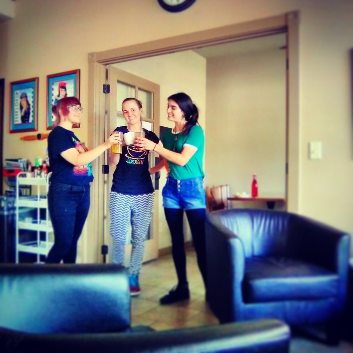AeroCaffe's tweet photo. Big thanks to my amazing baristas @jerrwolfe &amp; @ghoulghurl! Excited for our next venture @gojicoffeehaus! #startup #smallbiz #supportlocal #baristalife #coffeetime #baristasofinstagram https://t.co/IOSbdQ6RnX