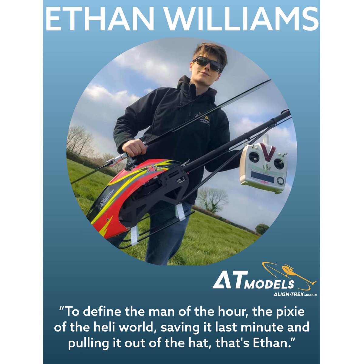 aligntrexcouk's tweet image. Helifest 2019 AT Models Competition Pilots - Ethan Williams #teamat #atmodels #aligntrexcouk #alignhelicopter #alignhelicopter #sabgoblin #xlpower #mikadologo #gaui #rchelicopter #rccar #rcpilot #futabarc #rcdrone #rcplane #rccrawler #rcheli #rchobby #rclife #rcracing #losi