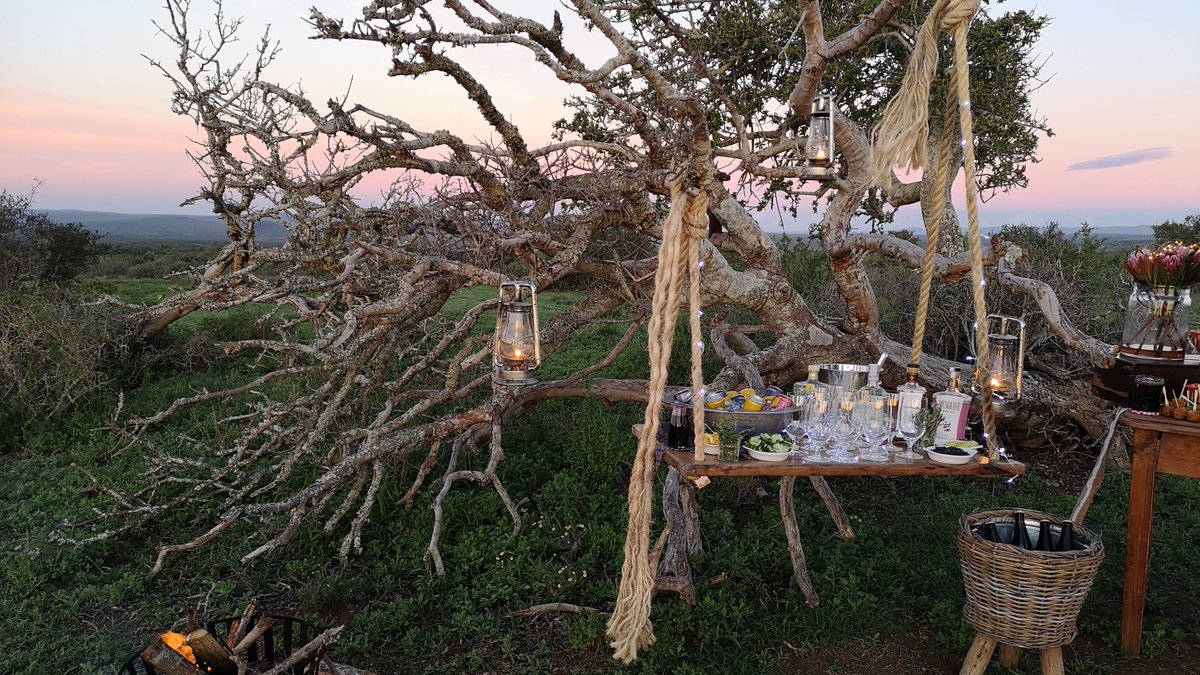 As far as the perfect spot for a sundowner goes, we reckon this is pretty much it. #Africa specialist Katie recently visited <a href="/KwandweReserve/">Kwandwe</a> Great Fish River Lodge and loved her time relaxing watching the sunset here after days full of adventure. bit.ly/2IkdMKe