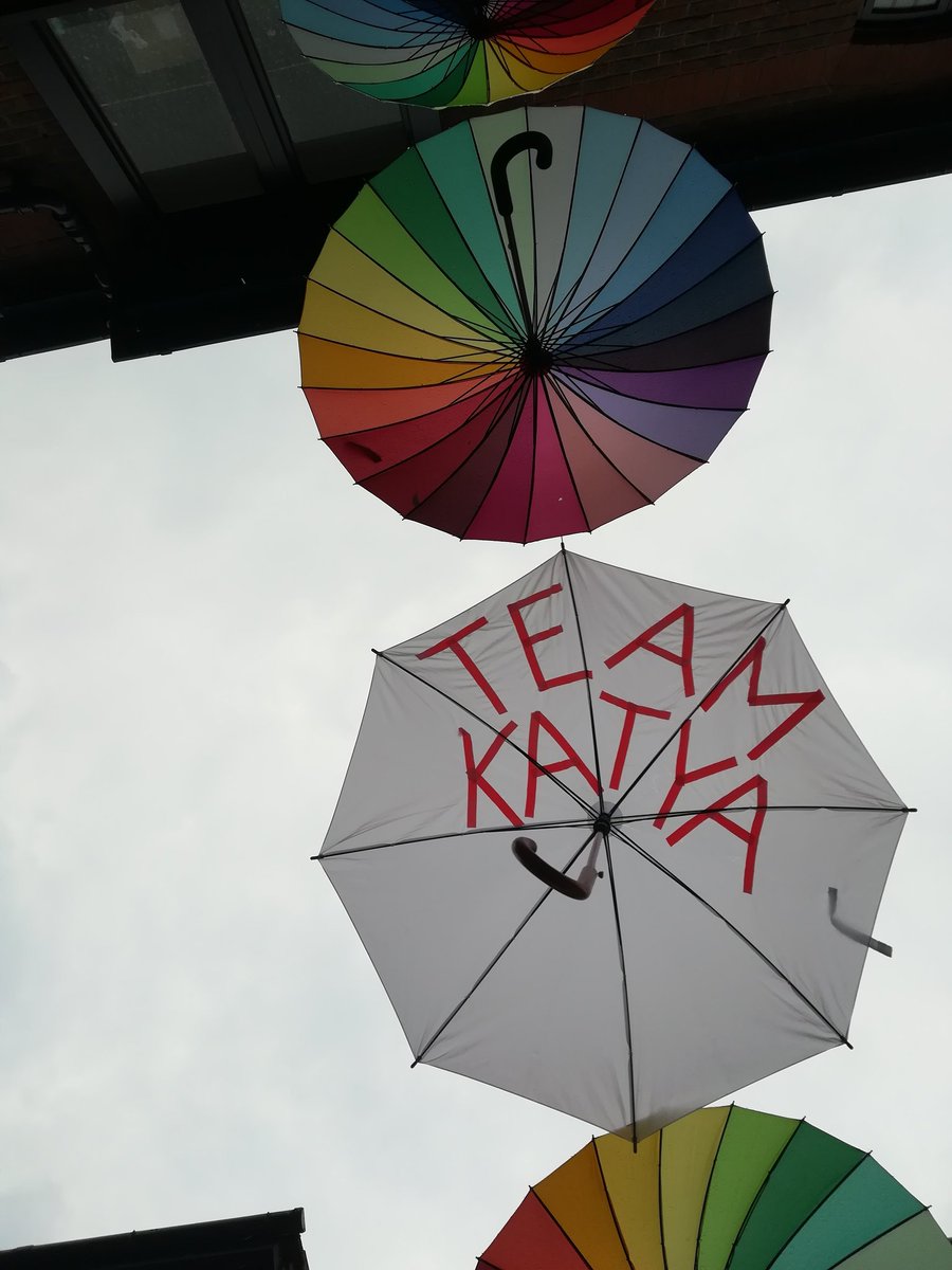 PyperYork's tweet image. Just made a little tweak to the @yorkpride #brollywalk @coppergateyork. Hope @katya_zamo likes it! #teamkatya