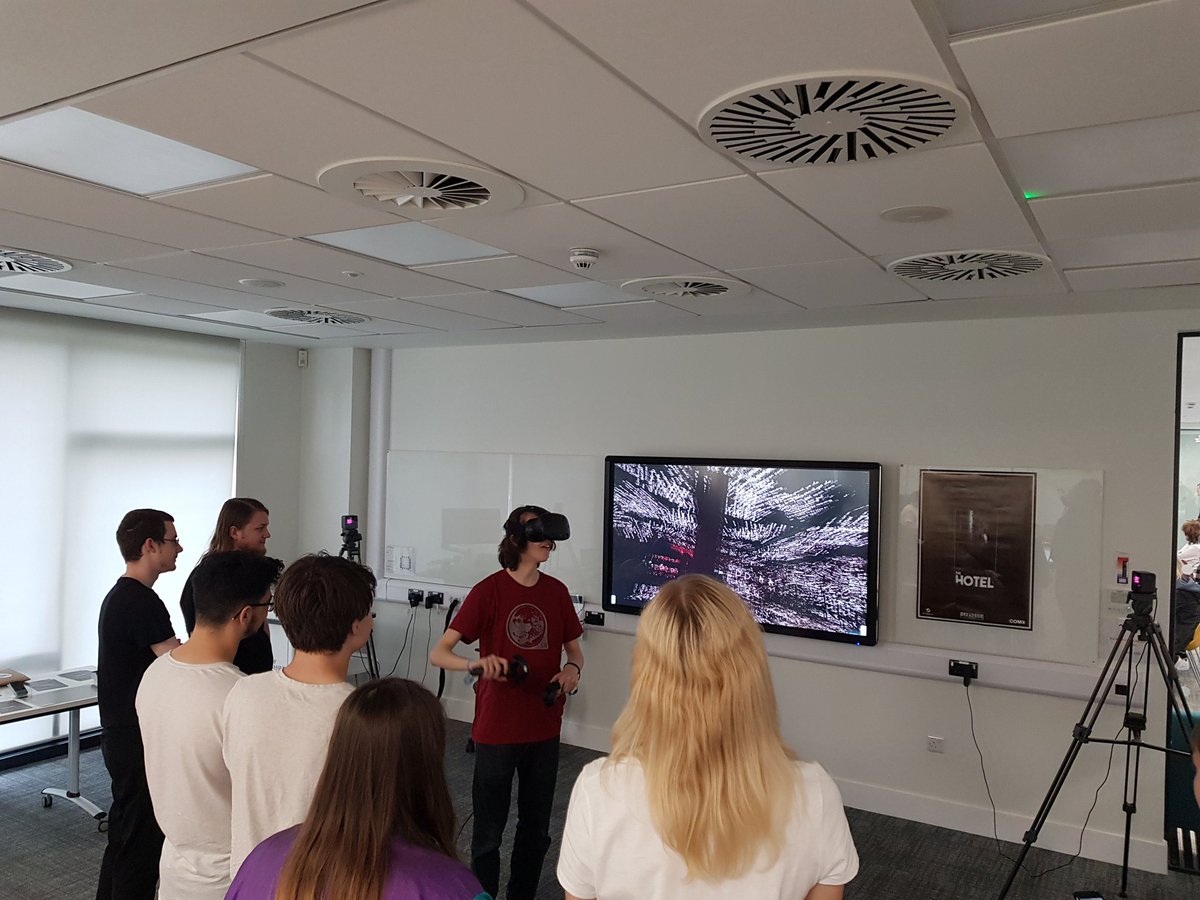 VoidVRStudio's tweet photo. An absolutely wonderful event! Great turn out, great fun! So proud of my team, event staff and everyone else exhibiting! Well done everyone!
I would also like say thank you for my award of best designer!
#ComX2019 #gamedev #indiedev #VR @uogct @uniofglos https://t.co/zDgrowoqH3