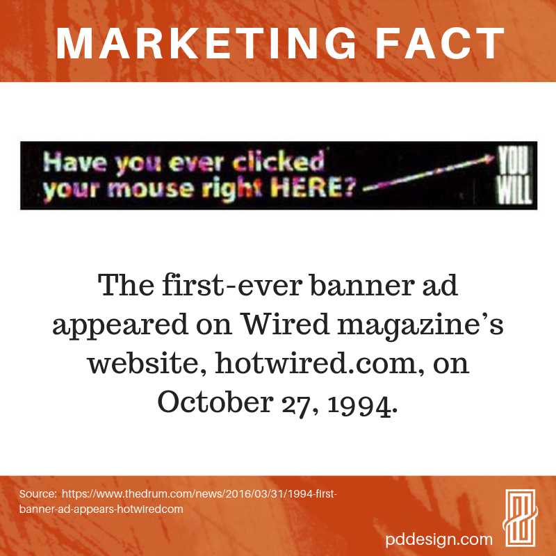 Pat Davis Design Grp On Twitter Fun Fact The First Ever Banner