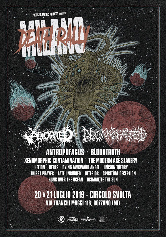 Dying Awkward Angel (@dyingawkwarda) on Twitter photo 🔥DYING AWKWARD ANGEL confermati al primo MILANO DEATH RALLY, con <a href="/abortedmetal/">Aborted</a> , <a href="/decapitated/">Decapitated</a>, <a href="/TMASofficial/">TheModernAgeSlavery</a> e molti altri!🔥
🎫 Pre-Vendite: scrivere in PM sulla pagina <a href="/DyingAwkwardA/">Dying Awkward Angel</a> oppure via mail a dyingawkwardangel@gmail.com
#summerfest #extremetalmusic #melodeath #d2a 🔥DYING AWKWARD ANGEL confermati al primo MILANO DEATH RALLY, con <a href="/abortedmetal/">Aborted</a> , <a href="/decapitated/">Decapitated</a>, <a href="/TMASofficial/">TheModernAgeSlavery</a> e molti altri!🔥
🎫 Pre-Vendite: scrivere in PM sulla pagina <a href="/DyingAwkwardA/">Dying Awkward Angel</a> oppure via mail a dyingawkwardangel@gmail.com
#summerfest #extremetalmusic #melodeath #d2a