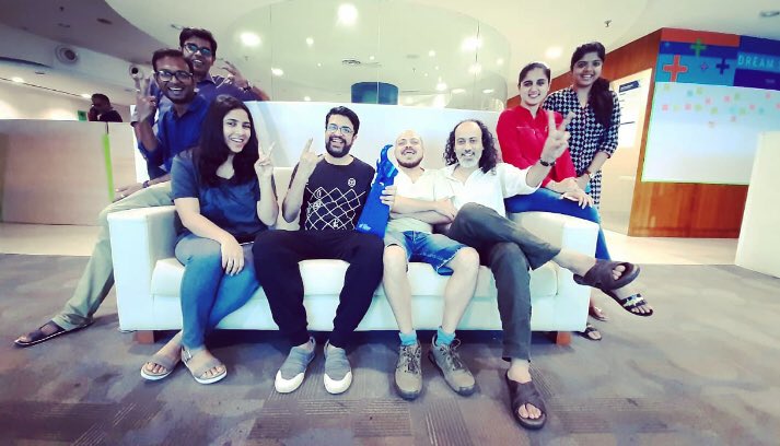 Arjun75's tweet photo. The Calcutta Advertising scene is no great shakes they said. Today we welcomed the Kyoorius Blue Elephant home in the Digital Craft category for Turtle 'Made In Prison'. #MadeinPrison #Turtle #YouGottaBelieve #KyooriusAwards #WundermanThompson https://t.co/QxLzzVDGed