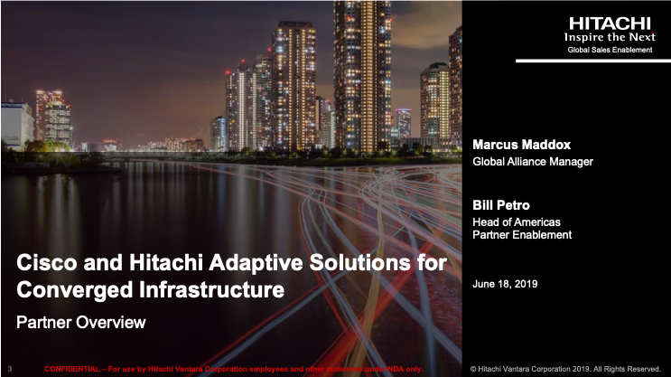 HitachiPartners's tweet photo. Marcus Maddox and @billpetro on Tuesday, June 18 at 8:00 AM PST will present How to Leverage the #NextGen of #Infrastructure with #Cisco & #Hitachi Adaptive Solutions https://t.co/Jl3iO9tvoS #HitachiPartners https://t.co/kxOTKsYUu4